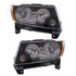 For Jeep Compass Headlight Assembly 2013 2014 2015 2016 2017 | Standard Type | w/ Black Trim | CAPA (CLX-M0-USA-REPJ100152Q-CL360A70-PARENT1)