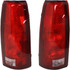 For Chevy C2500 / C3500 / K2500 / K3500 Tail Light Assembly 1988-2000 | w/o Connector Plate | Excludes 15,000 Lbs. GVW (CLX-M0-USA-REPC730334-CL360A71-PARENT1)