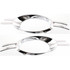 For Mercedes-Benz C250 Fog Light Cover 2010 2011 | Chrome | w/ Sport Package | w/ Bi-Xenon Head Lights | DOT / SAE Compliance (CLX-M0-USA-REPM107514-CL360A71-PARENT1)