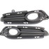 For Honda HR-V Fog Light Cover 2016 2017 2018 | Garnish | Black | DOT / SAE Compliance (CLX-M0-USA-REPH108202-CL360A70-PARENT1)
