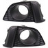 For Honda Fit Fog Light Cover 2015 2016 2017 | Bezel | Textured Black | DOT / SAE Compliance (CLX-M0-USA-REPH108014-CL360A70-PARENT1)