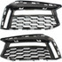 For BMW 530i / 540i Fog Light Cover 2017 2018 2019 | Side Grille | Textured Black | w/ M Package | DOT / SAE Compliance (CLX-M0-USA-RB10820014-CL360A70-PARENT1)