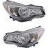 For Subaru Impreza Sedan/Wagon 2015 2016 Headlight Assembly Halogen Black CAPA Certified (CLX-M1-319-1123L-ACN2N-PARENT1)
