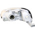 For 1999 2000 Honda Civic Headlight CAPA Certified Lens and Housing Only includes side marker lamp (CLX-M0-20-5662-01-9-PARENT1)