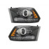 For 2016-2018 Ram 1500 2500 3500 Headlight Bulbs Projector Type Black (CLX-M0-20-9392-70-PARENT1)