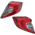 CarLights360: For 2016 2017 2018 Honda Civic Tail Light Assembly CAPA Certified w/ Bulbs (Vehicle Trim: Sedan) (CLX-M0-11-6878-00-9-CL360A1-PARENT1)
