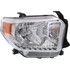 For 2014 2015 Toyota Tundra Headlight Bulbs Included ;SR|SR5|LIMITED; Halogen; w/o Level Adjuster (CLX-M0-20-9496-00-PARENT1)