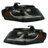 For 2009-2012 Audi A4 Headlight DOT Certified Bulbs Included for Sedan/Wagon; Halogen (CLX-M0-20-9040-00-1-PARENT1)