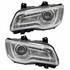 For 2015-2017 Chrysler 300 Headlight CAPA Certified Bulbs Included Halogen; Chrome Bezel (CLX-M0-20-9218-90-9-PARENT1)