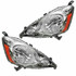 For 2009-2011 Honda Fit Headlight CAPA Certified Bulbs Included Sport Model (CLX-M0-20-9022-00-9-PARENT1)