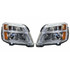 For GMC Terrain Headlight 2016 2017 Chrome Non Denali CAPA Certified (CLX-M0-20-9142-90-9-CL360A55-PARENT1)