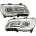 For Chrysler 300 Headlight 2018 19 2020 Projector Halogen Type Chrome CAPA Certified (CLX-M0-20-9218-80-9-CL360A55-PARENT1)