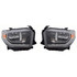 For Toyota Tundra Headlight 2018 w/ Smoked Chrome LED (CLX-M0-20-16218-90-CL360A55-PARENT1)