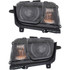 For Chevy Camaro Coupe Headlight 2010 11 12 2013 Pair Driver and Passenger Side HID w/o Leveling Type 1 GM2502340 | 22959919 (PLX-M0-20-9246-00-CL360A55)