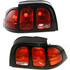 For 1996-1998 Ford Mustang Rear Tail Light Assembly Unit (CLX-M0-FR268-U000L-PARENT1)