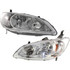 For 2004-2005 Honda Civic Headlight DOT Certified Bulbs Included (CLX-M0-20-6500-00-1-PARENT1)