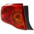 For Toyota Corolla 2009-2010 Tail Light Assembly On Body CAPA Certified (CLX-M1-311-1992L-AC-PARENT1)