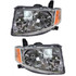 For Honda Element 2009 2010 2011 Headlight Assembly Unit EX / LX Model (CLX-M1-316-1158L-US1-PARENT1)