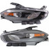 For Dodge Dart 2013-2015 Headlight Assembly Halogen Black Trim CAPA Certified (CLX-M1-333-1136L-AC2-PARENT1)