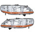 For 1998-2000 Honda Accord Headlight Assembly Unit combination lamp (CLX-M0-HD192-A001L-PARENT1)
