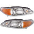 For 1997-2002 Ford Escort Headlight 4dr For Sedan/4dr Wagon (CLX-M0-FR215-B001L-PARENT1)