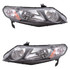 For 2006-2011 Honda Civic Headlight Assembly Unit For Sedan (CLX-M0-HD470-A101L-PARENT1)