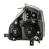 For 2005-2009 Nissan Quest Headlight CAPA Certified Bulbs Included ;Black Bezel (CLX-M0-20-6554-00-9-PARENT1)