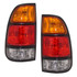 For 2000-2006 Toyota Tundra Rear Tail Light Regular Cab|Access Cab; Std Bed; Amber/Red/Clear Lens (CLX-M0-TY689-B000L-PARENT1)