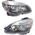 For Mercedes-Benz C-Class 2008-2011 Headlight Assembly Black Type Halogen (CLX-M1-339-1130L-ASN2-PARENT1)