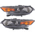 For Acura TSX Sedan 09-14/Sport Wagon 11-14 Headlight Assembly Unit HID Type w/o Bulbs and Ballast CAPA Certified (CLX-M1-326-1104L-UCH2-PARENT1)