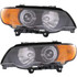 For BMW X5 2000-2003 Headlight w/o Control Assembly w/HID Inner Tail Light B Yellow Turn Indicator (CLX-M1-343-1123L-ASH2Y-PARENT1)