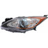 For Mazda 3 Sedan/Hatchback 6 Speed 2012-2013 Headlight Assembly Unit Halogen CAPA Certified (CLX-M1-315-1140L-UC3-PARENT1)