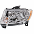 For Jeep Grand Cherokee 2011 2012 2013 Laredo,Limited,Overland Model Headlight Assembly Halogen CAPA Certified (CLX-M1-332-1190L-AC-PARENT1)