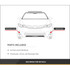 For Audi A4 Sedan/Wagon 2009-2012 Fog Light Bezel W/O Adaptive CC (CLX-M1-345-2502L-UD-PARENT1)
