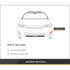 For Audi A4 Sedan/Wagon 2009-2012 Fog Light Bezel W/O Adaptive CC (CLX-M1-345-2502L-UD-PARENT1)