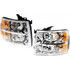 For Chevy Silverado 2007-2013/Silverado 1500 Hybrid 2009-2013 Headlight Assembly DOT Certified (CLX-M1-334-1145L-AF-PARENT1)