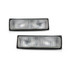 For 1988-1989 GMC Pickup Park / Signal Light Assembly Unit C/K; w/quad sealed beam headlamps; w/silver trim (CLX-M0-GM072-U00DL-PARENT1)