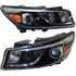 For Kia Sedona 2015 2016 Headlight Assembly Halogen w/o LED Position Lamp Type DOT Certified (CLX-M1-322-1145L-AF2-PARENT1)