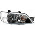 For 2002-2003 Mitsubishi Lancer Headlight w/Chrome Bezel; Except Evolution (CLX-M0-MB291-B001L-PARENT1)