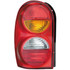 For 2002-2004 Jeep Liberty Rear Tail Light w/o Rear Fog Lights; w/ Amber Turn Lens (CLX-M0-CS332-B000L-PARENT1)