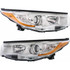 CarLights360: For 2014 2015 2016 Toyota Highlander Headlight Assembly Chrome CAPA Certified w/Bulbs (CLX-M0-20-9544-00-9-CL360A1-PARENT1)
