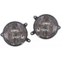CarLights360: For 2010 2011 Ford Mustang Fog Light Assembly w/ Bulbs (Vehicle Trim: GT) (CLX-M0-19-5978-00-CL360A1-PARENT1)