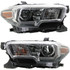 KarParts360: For 2016 2017 2018 TOYOTA TACOMA Headlight Assembly w/Bulbs Chrome Housing (CLX-M0-TY1289-B111L-CL360A1-PARENT1)