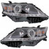 CarLights360: For 2013 2014 2015 Lexus RX450h Headlight Assembly DOT Certified w/ Bulbs Halogen Type (CLX-M0-20-9370-00-1-CL360A2-PARENT1)