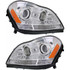 CarLights360: For 2007 2008 2009 Mercedes-Benz GL320 Headlight Assembly DOT Certified w/ Bulbs Halogen Type (CLX-M0-20-9382-00-1-CL360A1-PARENT1)