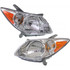 KarParts360: For 2005 06 07 2008 Pontiac Vibe Headlight Assembly Side w/ Bulbs (CLX-M0-GM305-B101L-CL360A1-PARENT1)