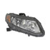 KarParts360: For 2013 2014 2015 Honda Civic Headlight Assembly w/Bulbs (CLX-M0-HD593-B121L-CL360A2-PARENT1)