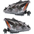 CarLights360: For 2006 2007 2008 Lexus IS250 Headlight Assembly DOT Certified w/o Auto Level Halogen (CLX-M0-20-6824-01-1-CL360A1-PARENT1)