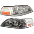 KarParts360: For 2003 2004 LINCOLN TOWN CAR Headlight Assembly w/ Bulbs (CLX-M0-FR371-B001L-CL360A1-PARENT1)