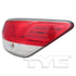KarParts360: For Nissan Pathfinder Tail Light Assembly 2013 14 15 2016 Halogen CAPA Certified NI2804101 (CLX-M0-11-6568-00-9-CL360A1-PARENT1)